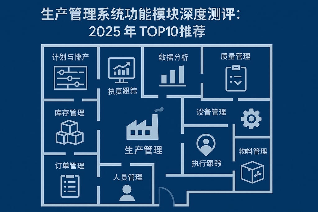 生产管理系统功能模块深度测评：2025 年 TOP10 推荐